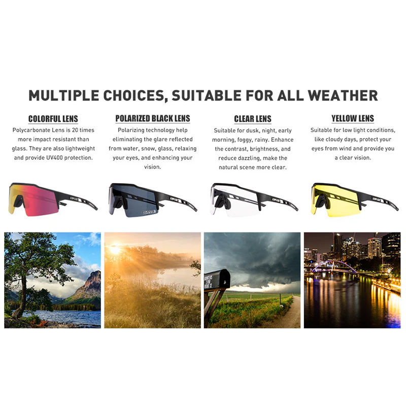 Kapvoe Eugene Polarized Cycling Sunglasses 4