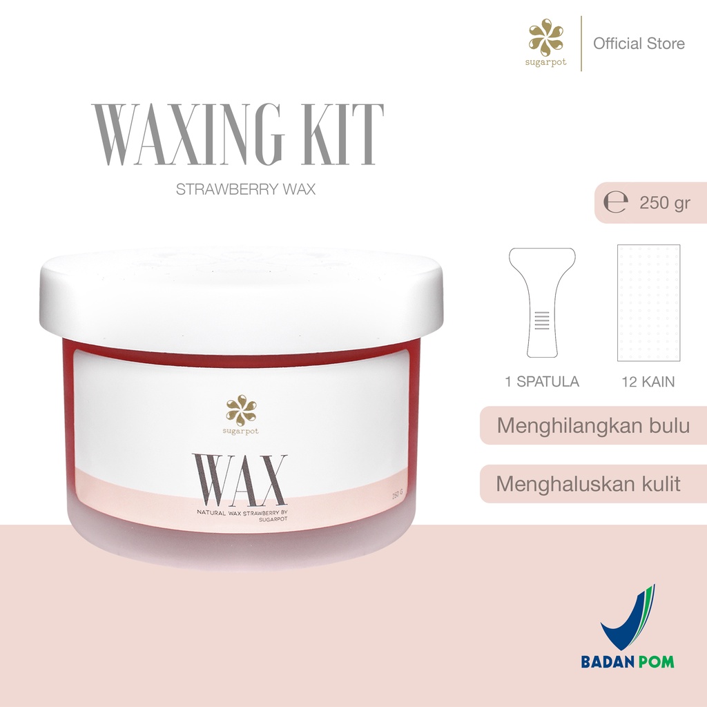 Sugarpot Sugarpot Strawberry Sugar Waxing Kit