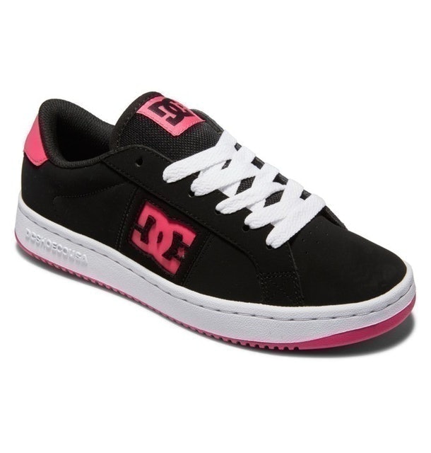 DC Women's Striker Shoes Black/Crazy Pink ADJS100138