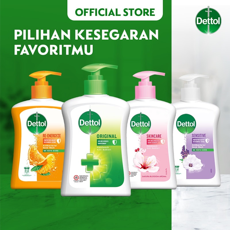 Sabun Cuci Tangan Anti Bakteri Dettol Skincare 5