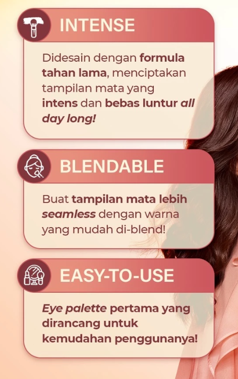 Paragon Technology and Innovation Wardah Colorfit Quad Eye Palette 02 Rosé Aurora