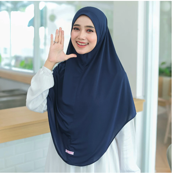  Bella Alisha Khimar Instan Bergo Seika