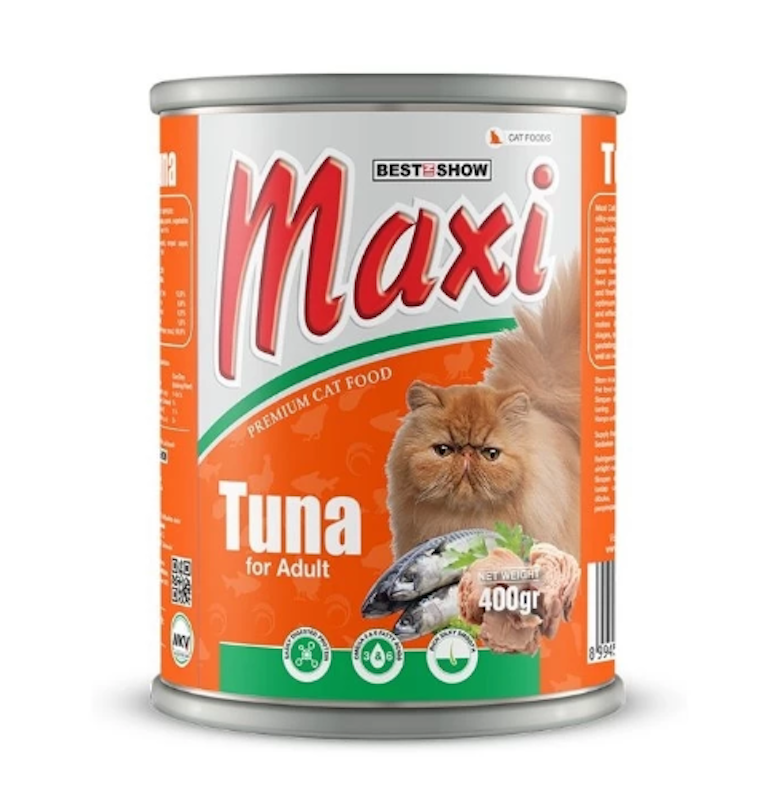 Best in Show Maxi Premium Cat Food Tuna for Adult 400 gram 1