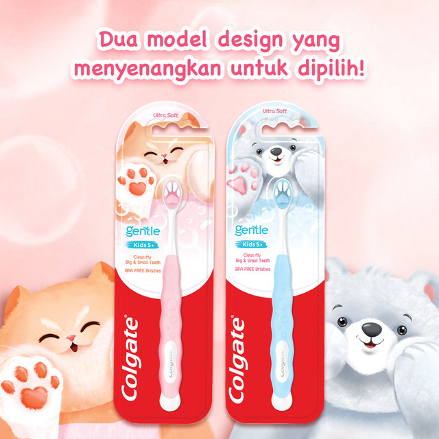 Colgate Gentle Kids Fluffy Paw Toothbrush 4