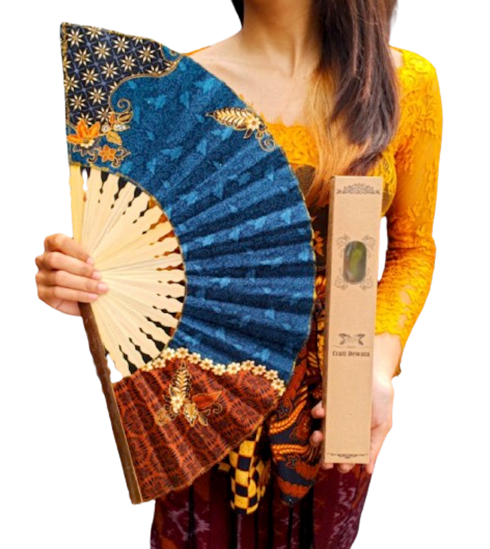 Kipas Batik Khas Bali 33 cm 2