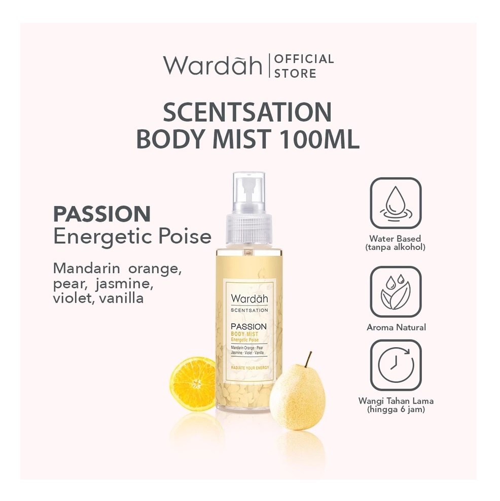 Paragon Technology and Innovation Wardah Scentsation Body Mist Passion