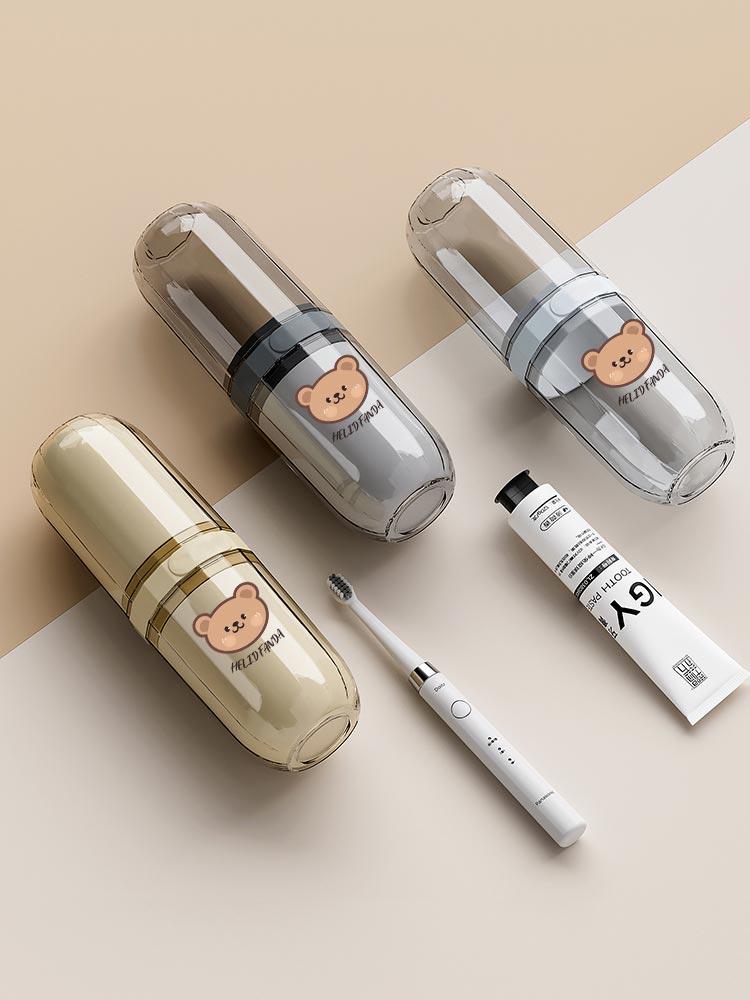  HELIDFANDA Travel Tooth Brush Cup Holder  A08622