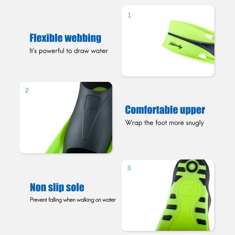 WAVE Professional Snorkeling Flippers 3