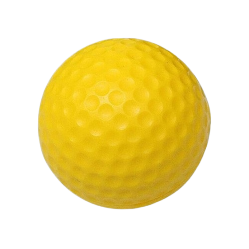 Yellow PU Golf Ball 1