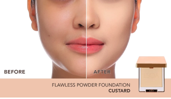 Keva Cosmetics International ESQA Flawless Powder Foundation Custard