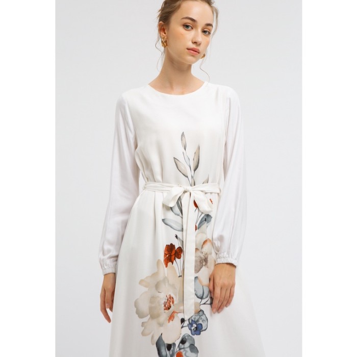 Gistex Group Minimal Gamis Greysia Gray Violet