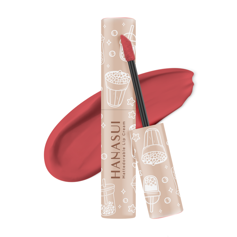 Mattedorable Lip Cream Boba 05 Creamy Peach 1