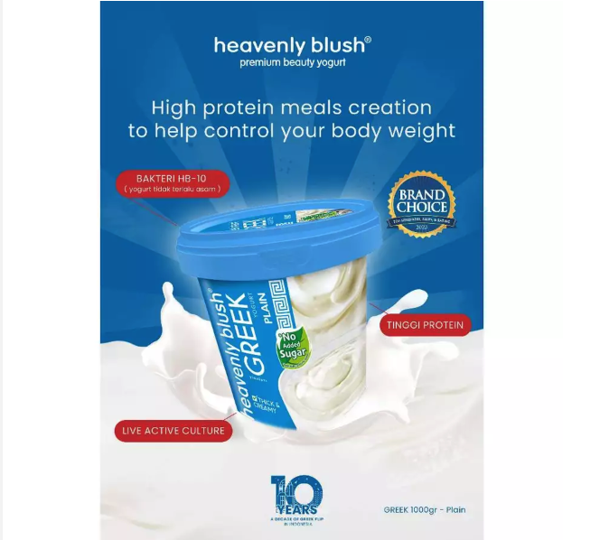 Heavenly Blush Greek Yogurt Plain 2