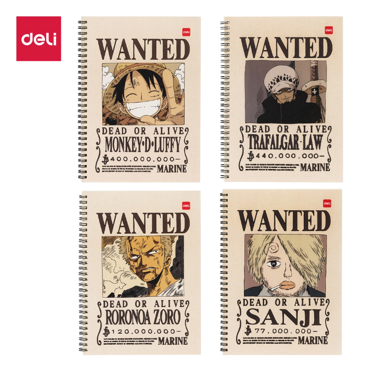 Deli  One Piece Spiral Notebook