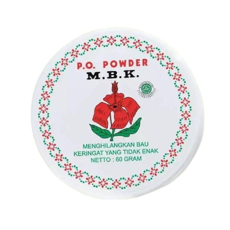 P.O. Powder M.B.K. Bedak Ketiak Tin Putih 60 gram 1