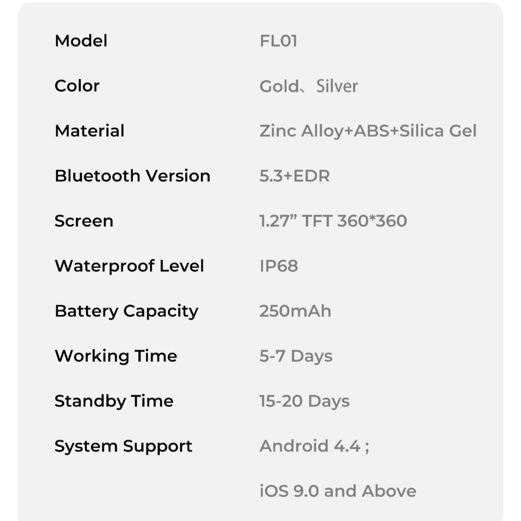  Olike Smartwatch FL01