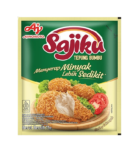 Sajiku® ｜ Tepung Bumbu Less Oil - Menyerap Minyak Lebih Sedikit