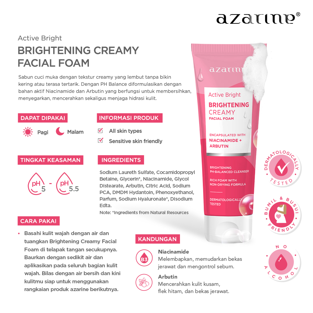 Wahana Kosmetika Indonesia Azarine® Active Bright Series Treatment