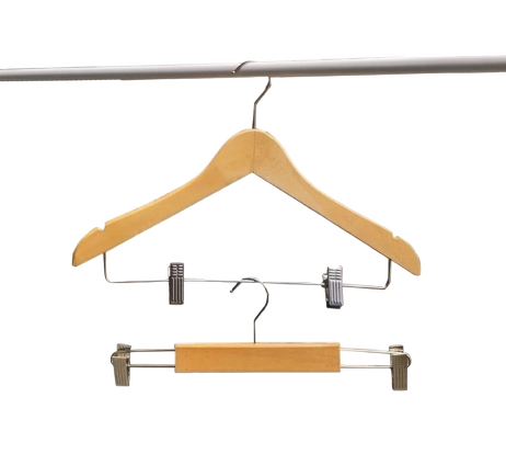 Indokurnia Hanger Kayu Jepitan Premium