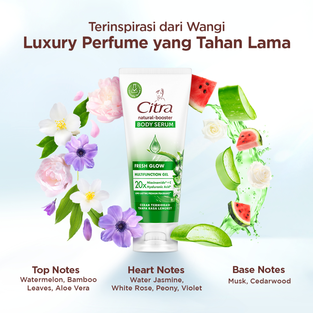 Unilever Citra Natural Booster Body Serum Fresh Glow