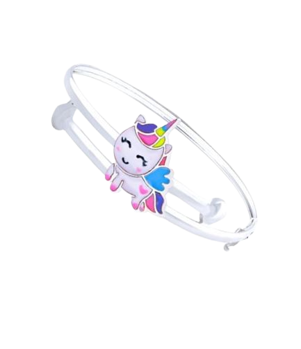 Gelang Emas Baby Colour Little Unicorn White Gold 17K