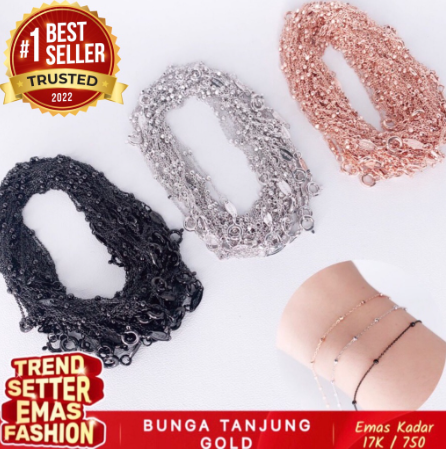 Bunga Tanjung Gelang Jedar Merica - Emas 17K