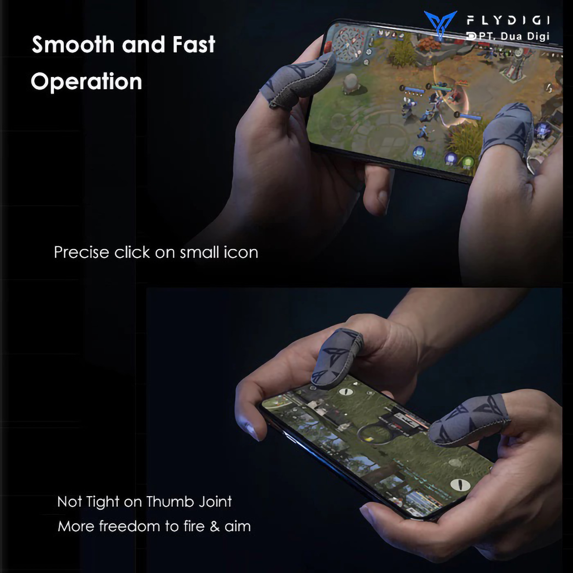 FLYDIGI FLYDIGI Silver-cloth Gaming Finger Sleeve P1