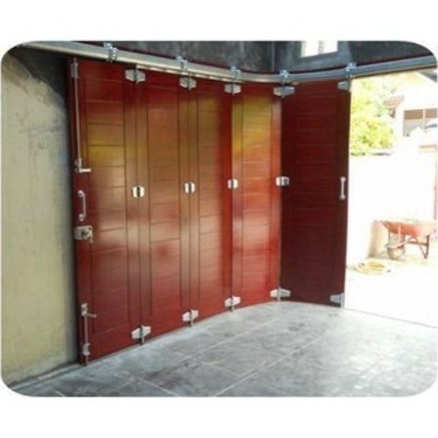 Pintu Garasi Sliding Kayu Jati 2