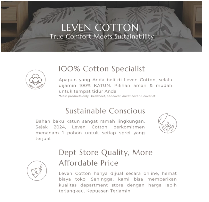 Leven Cotton Leven Cotton Earth Collection Light Sage