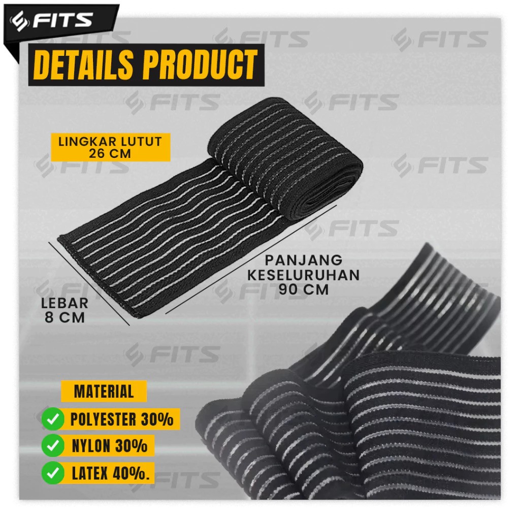 Knee Support Wrap Compression Pad Brace 4