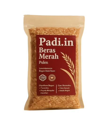 Padi.in Beras Merah Pulen