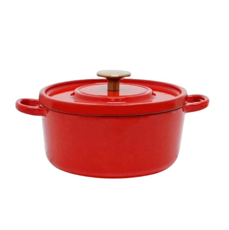 KOHLER Cast Iron Pot Enamel Layer 20 cm Glossy Red 1