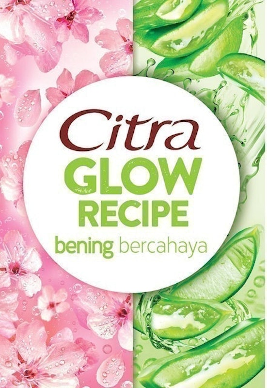 Citra Glow Recipe Sheet Mask Sakura + Aloe Vera 1