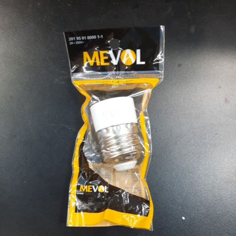 Meval Adapter E27 to E14