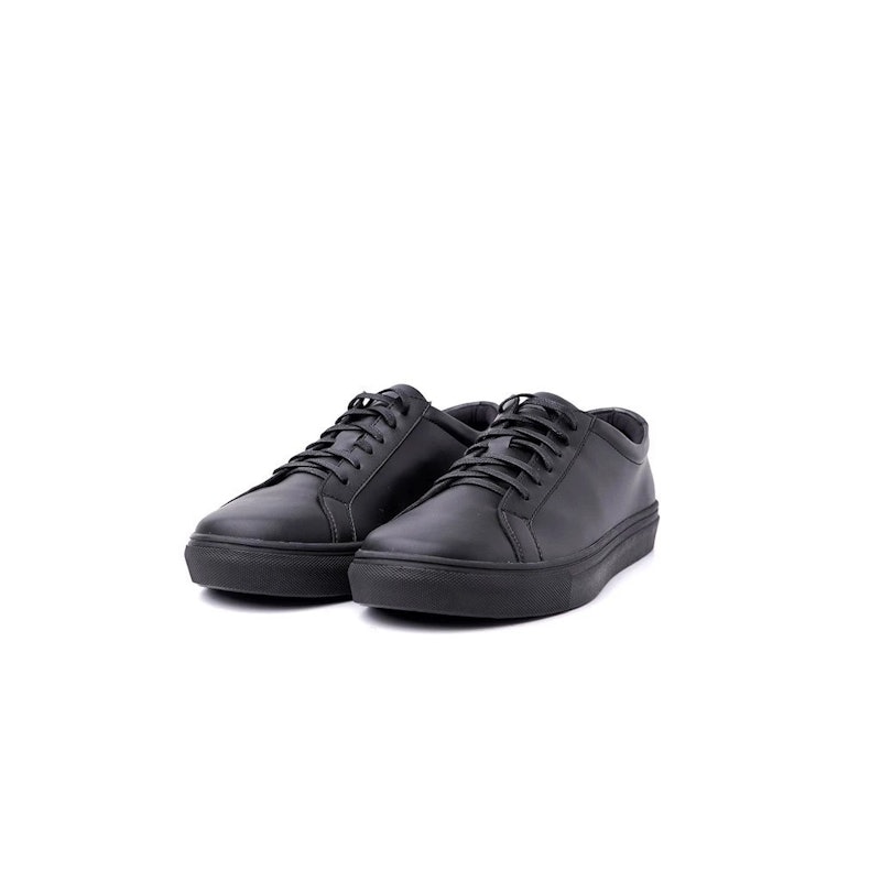 Portee Goods Sepatu Pria Mono Court All Black 3
