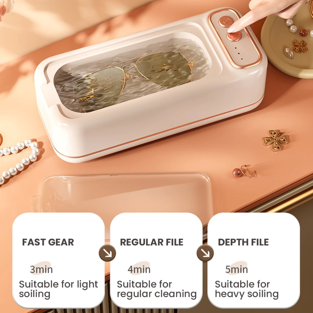  Colore.in Mesin Pembersih Kacamata Ultrasonic Pink S-700