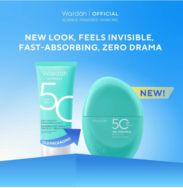 Paragon Technology and Innovation Wardah UV Shield Oil Control Airy Smooth Sunscreen Serum SPF 50 PA++++