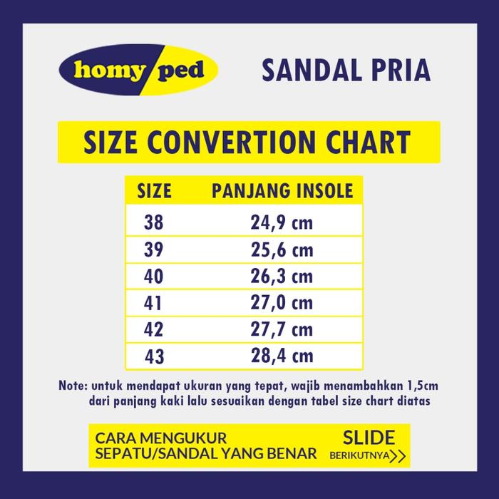 Dwi Naga Sakti Abadi Homyped Trinidad 03 Sandal Selop Pria