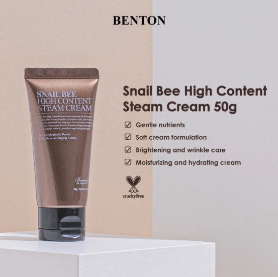 Benton Snail Bee High Content Steam Cream