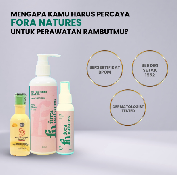 Hadikusumo Bros Coy Fora Natures Minyak Rambut Kemiri Ibu dan Anak