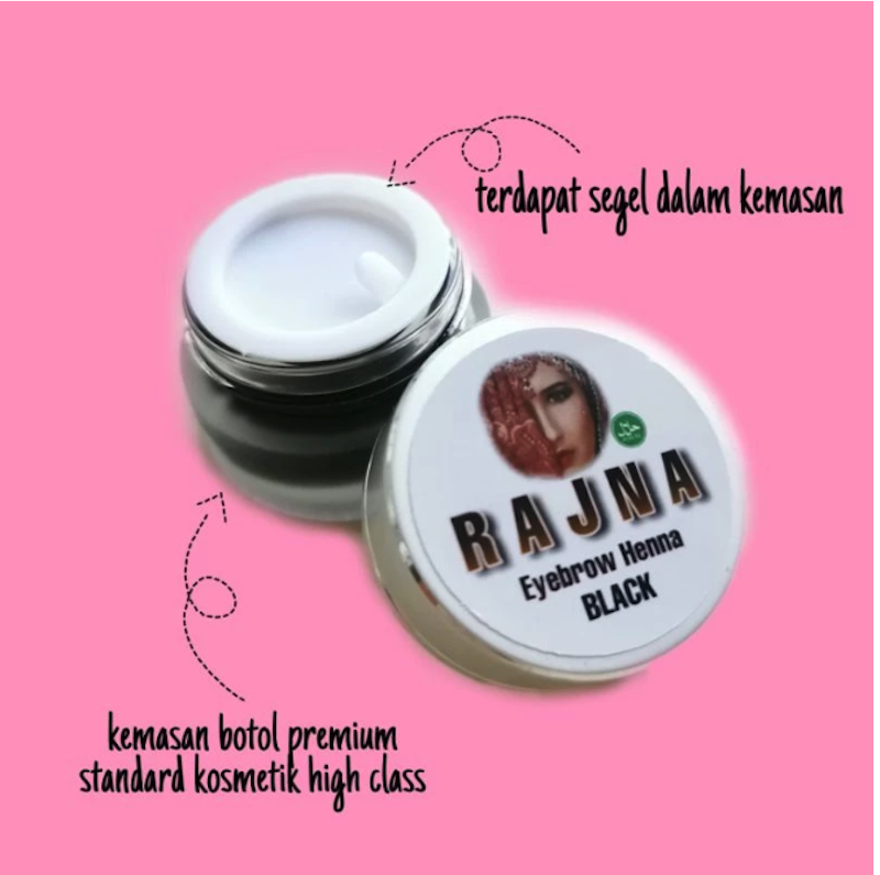 Rajna Eyebrow Henna Black Large 5