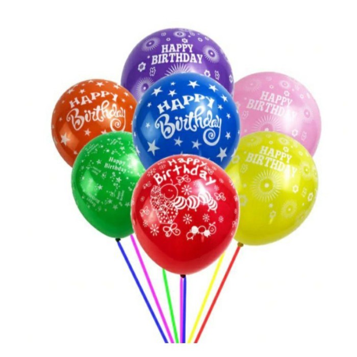 Balon Latex Motif HBD 5