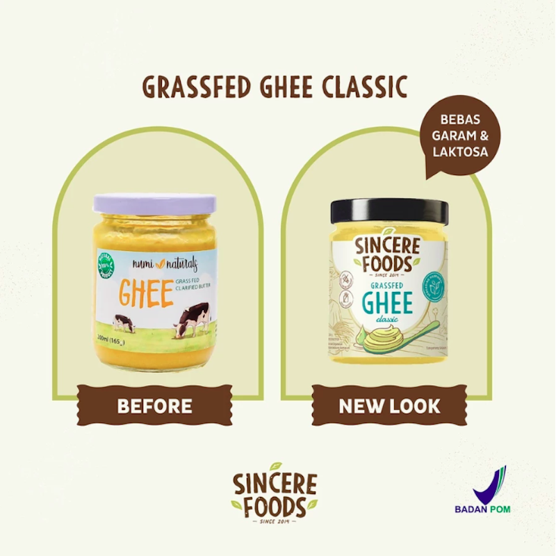 Sincere Foods Grassfed Ghee Classic 5