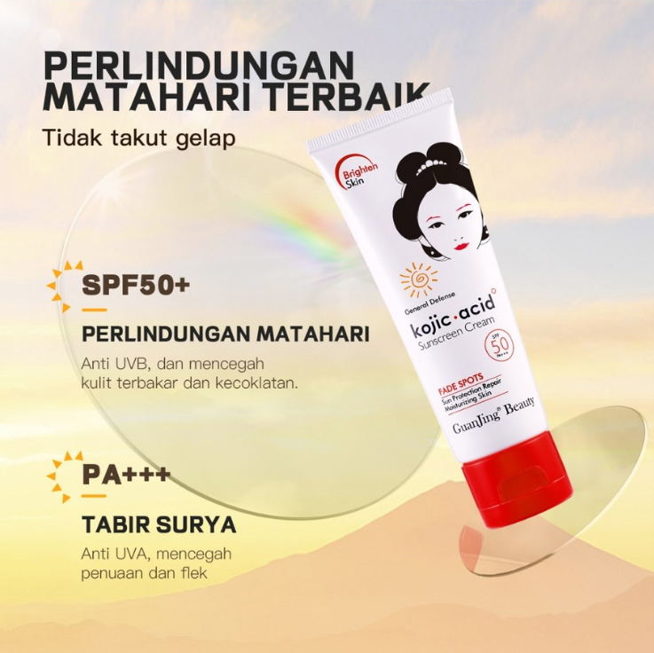  GUANJING Kojic Acid Sunscreen Cream SPF50 PA++++
