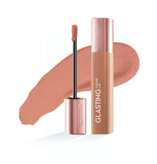 Paragon Technology and Innovation Wardah Glasting Liquid Lip 01 Caramel Coat