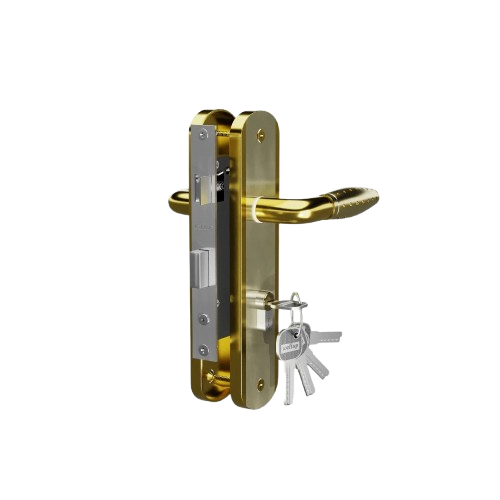 Wellup Gagang Kunci Pintu Rumah Minimalis Set ｜ HP 5801 GP Tanggung