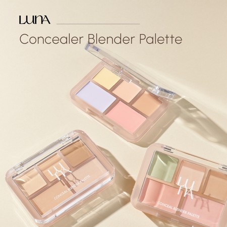 Aekyung Industrial LUNA Concealer Blender Palette 02 Pure Cover
