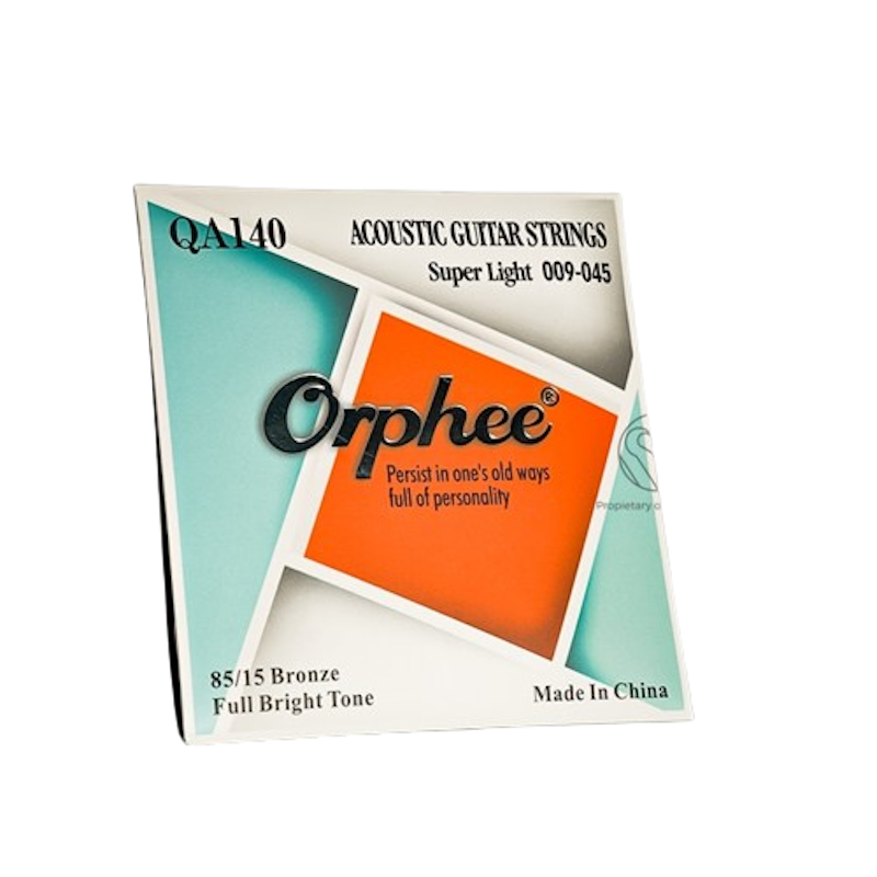 Orphee Acoustic Guitar Strings Super Light 009-045 1