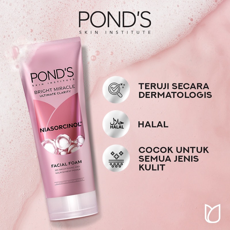 Pond's Bright Miracle Ultimate Clarity Niasorcinol Facial Foam 4
