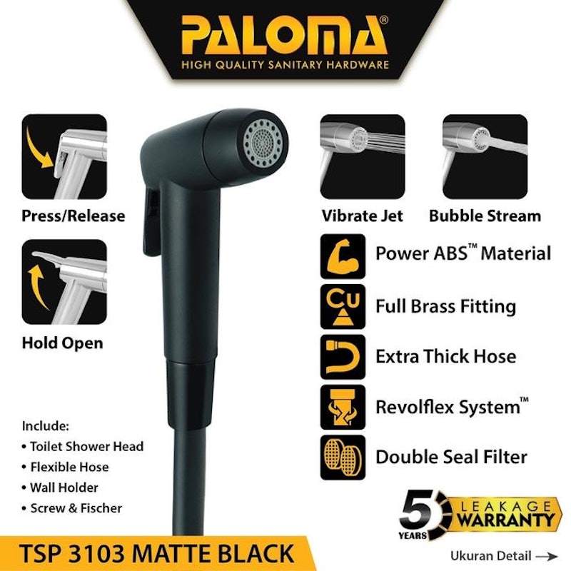 Paloma Toilet Shower Jet Washer 3